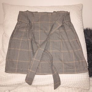 plaid skirt